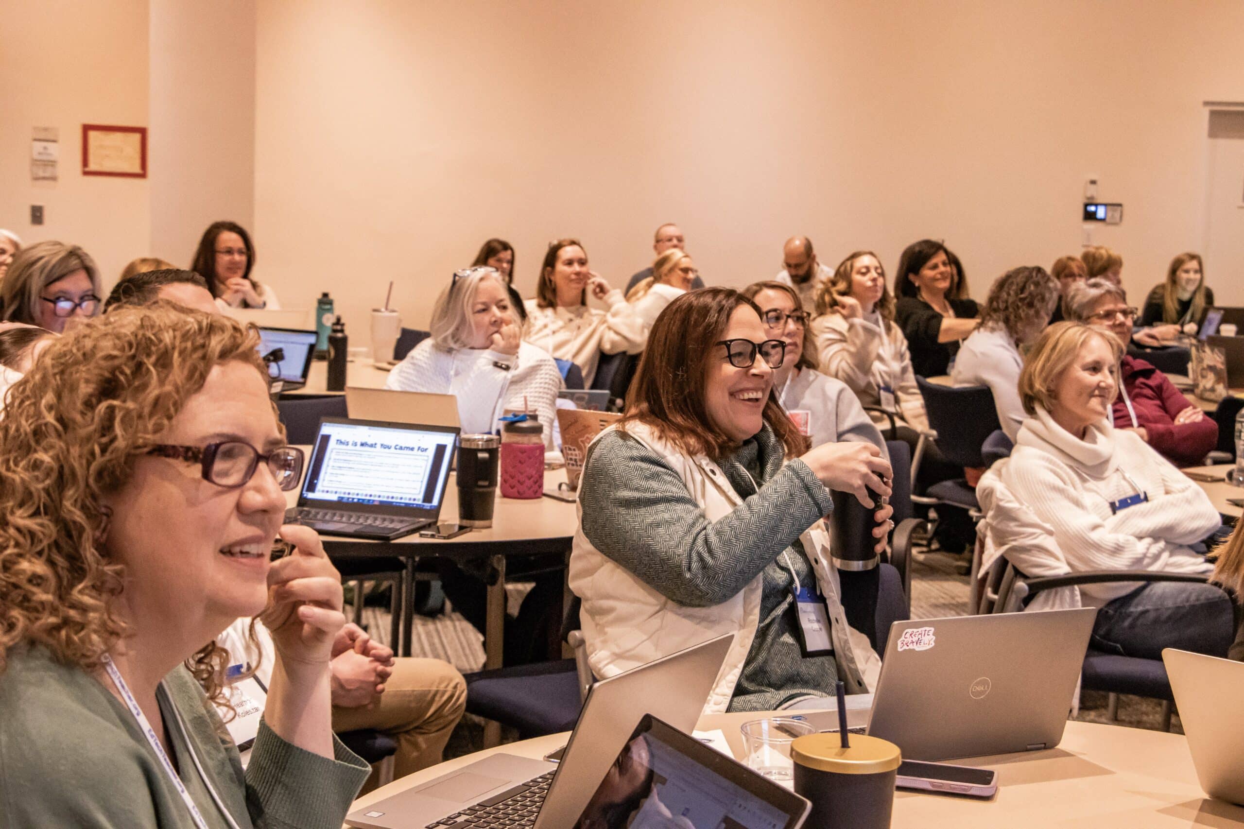 AI summit participants enjoying their breakout session.