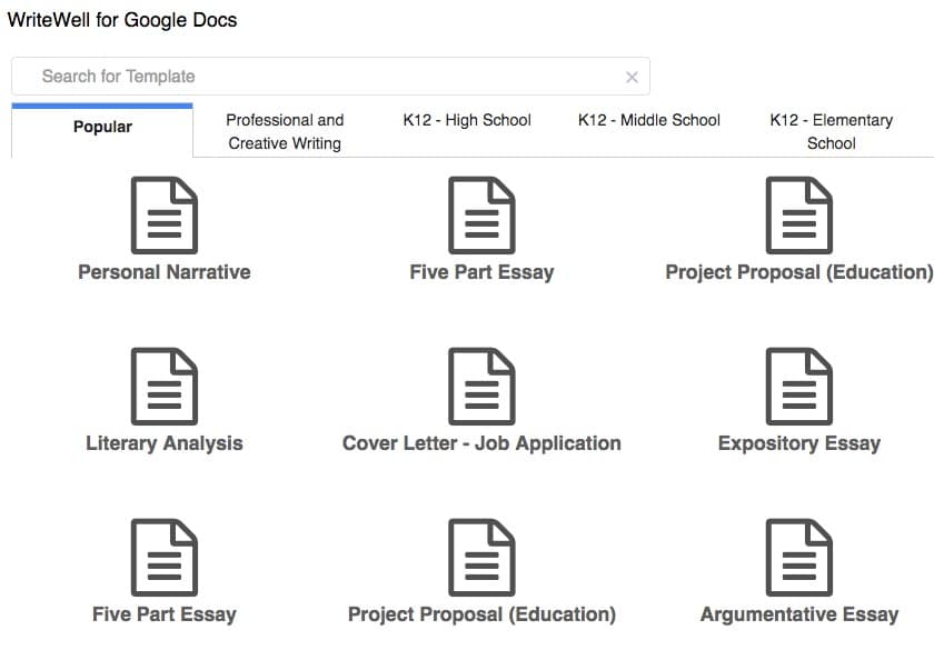 WriteWell for Google Docs