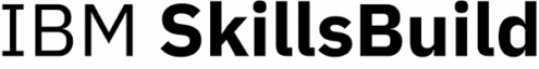 IBM SkillsBuild Logo IBM Skillsbjild logo black