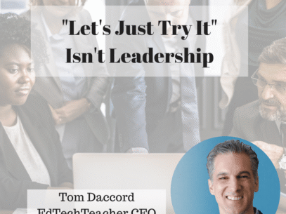 Let's Just Try It - Isn't leadership