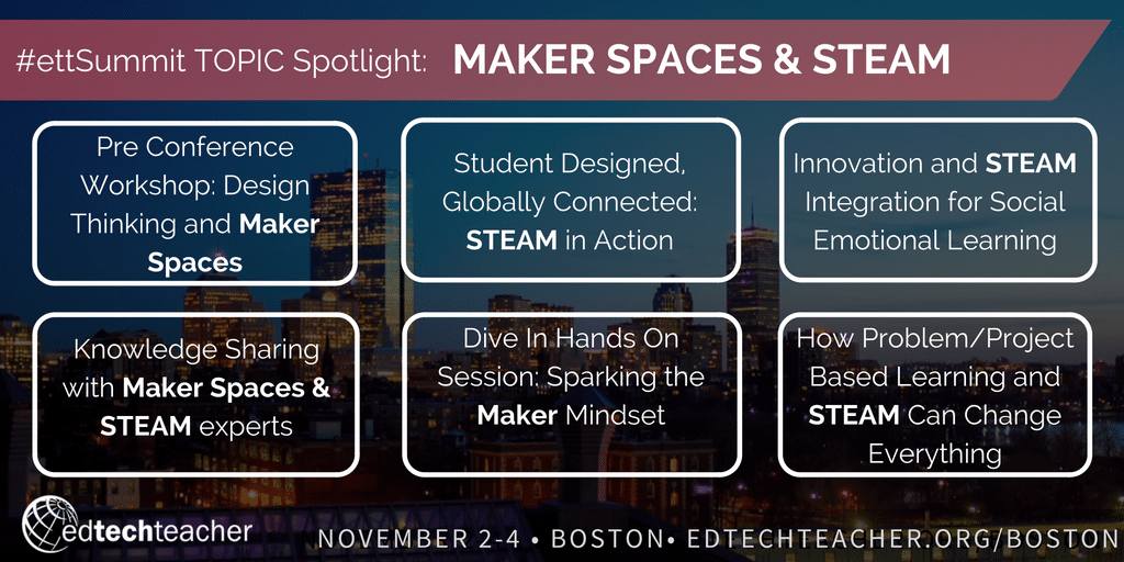 MakerSTEAM-ettsummit Topic Spotlight